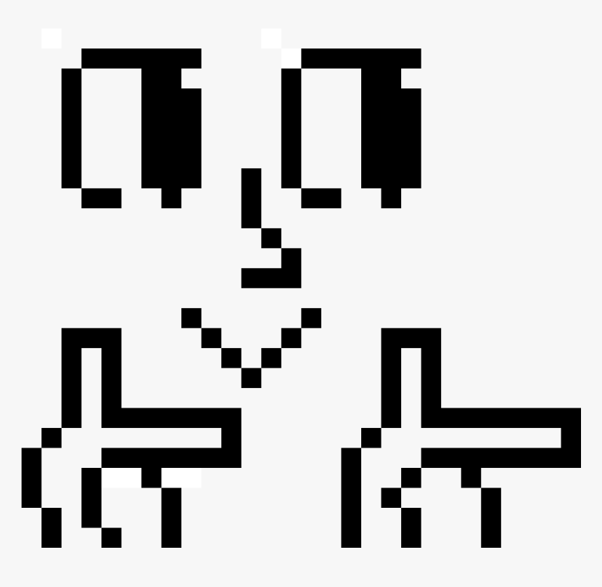 Transparent Finger Gun Png - Pixel Art Rubber Duck, Png Download