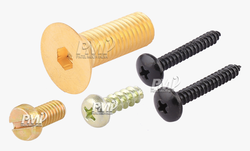 Brass Screws - Bellows, HD Png Download