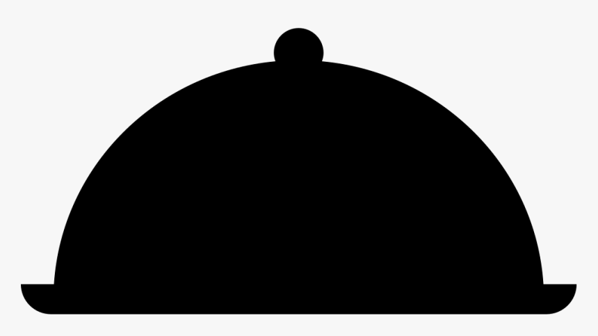 Food Covered Tray Silhouette - Silhouette, HD Png Download