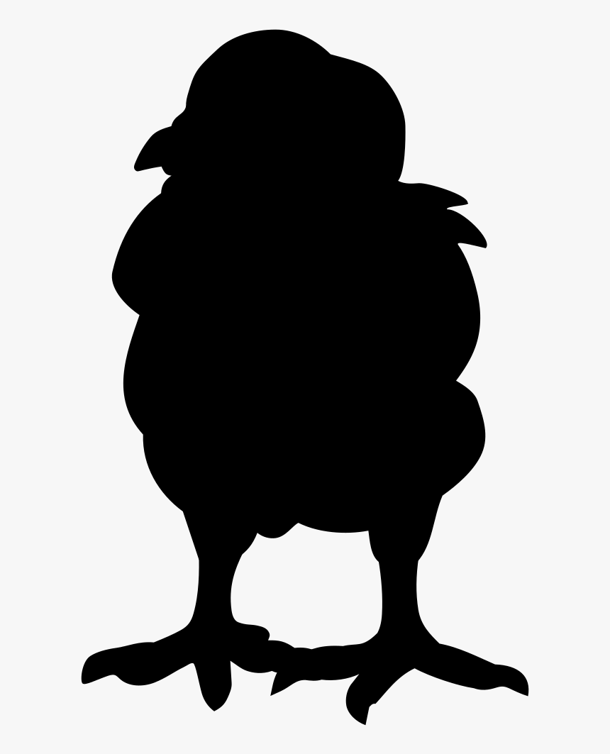 Clip Art Silhouette Beak Chicken As Food - Illustration, HD Png Download