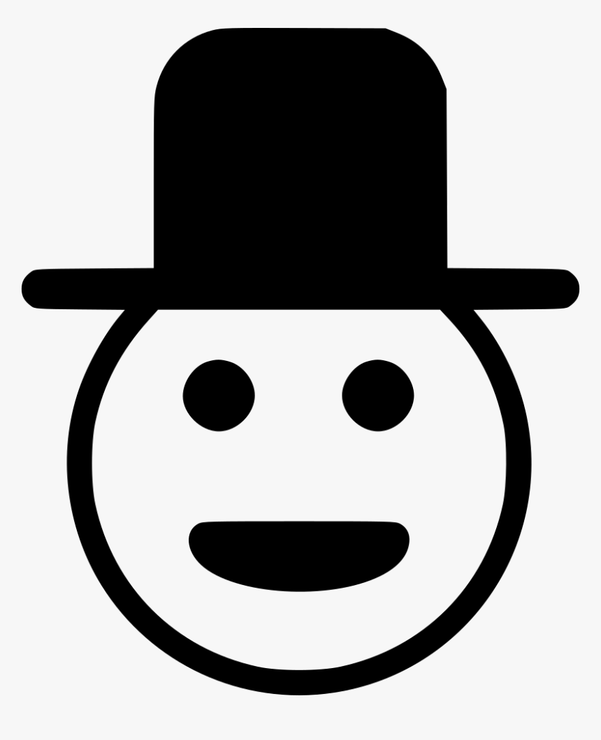 Lucky Man Smile Smiley Hat Icon Free Download Png Emotion - Smiley, Transparent Png