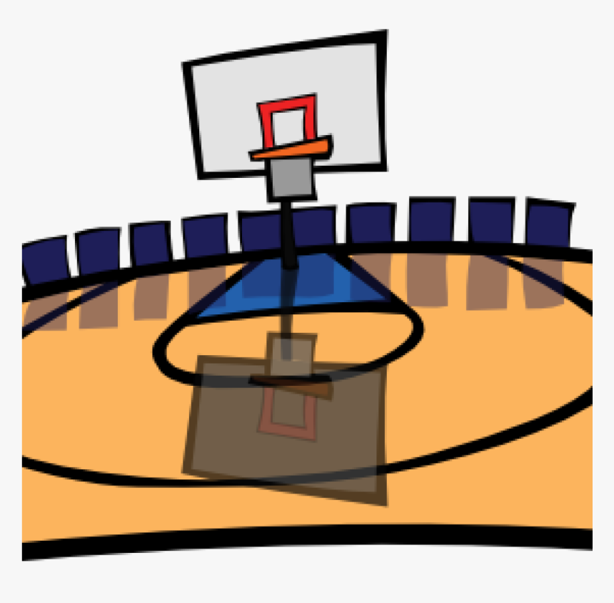 Tennis Court Clipart - Basketball Sports Clip Art, HD Png Download