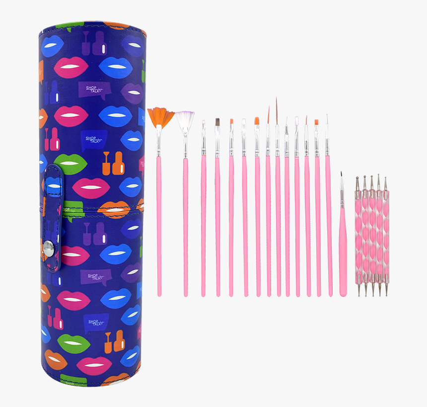 Shop Talk Nail Art Brush Set - Picket Fence, HD Png Download