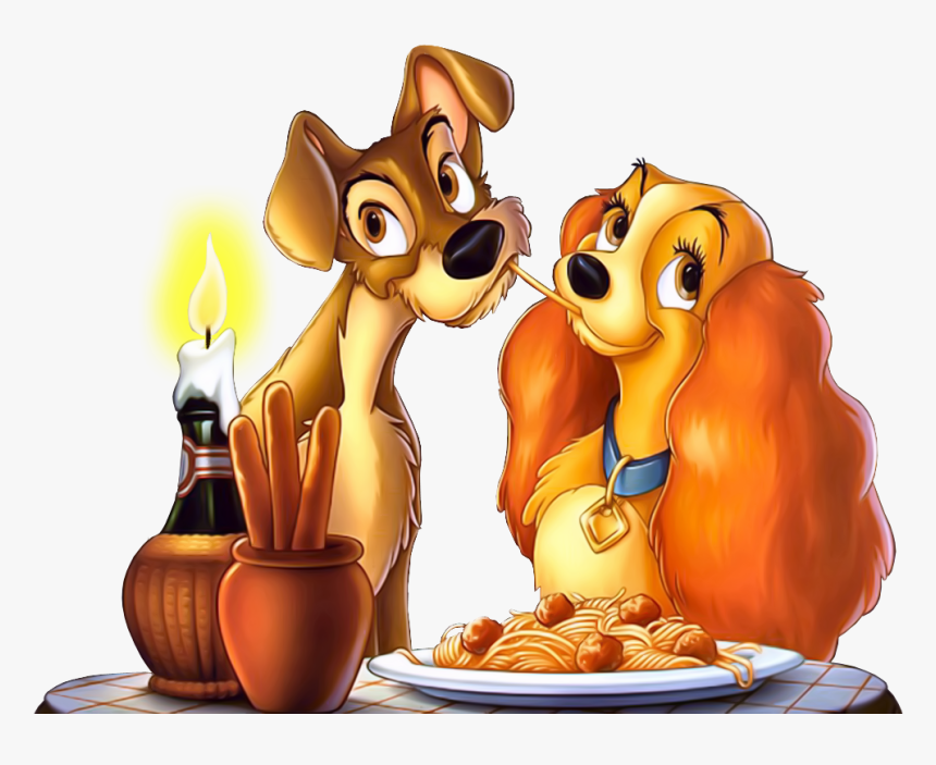 Noodles Clipart Spagetti - Lady And The Tramp Png, Transparent Png
