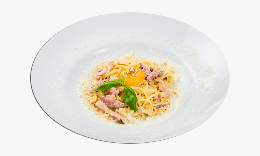 Spaghetti With Carbonara Sauce - Carbonara, HD Png Download