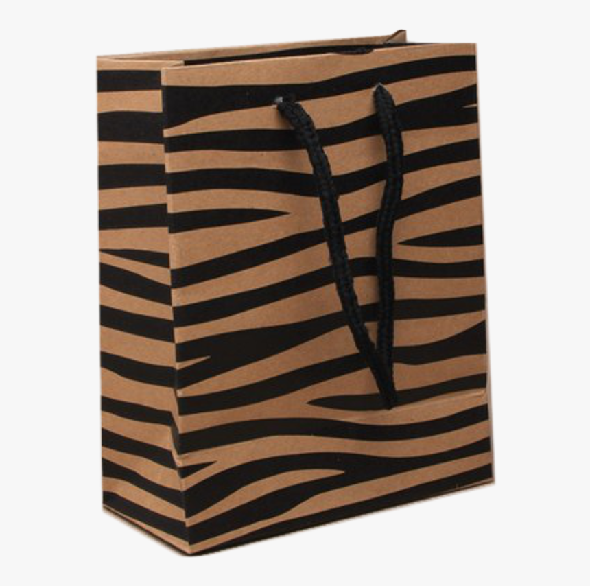 Printed Zebra Print Gift Bag - Shoulder Bag, HD Png Download