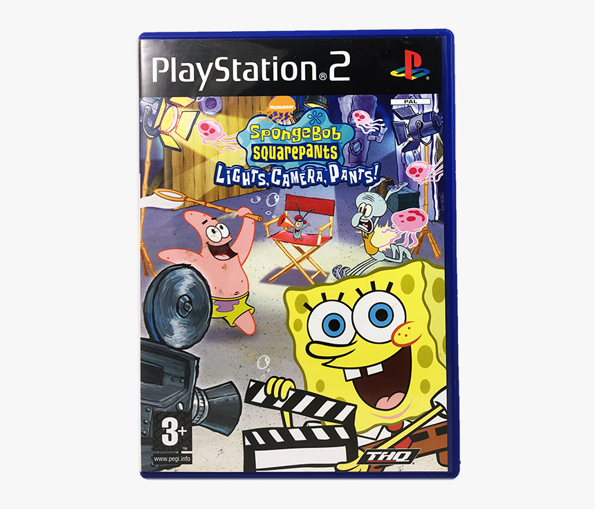 Spongebob Lights Camera Pants Cover, HD Png Download