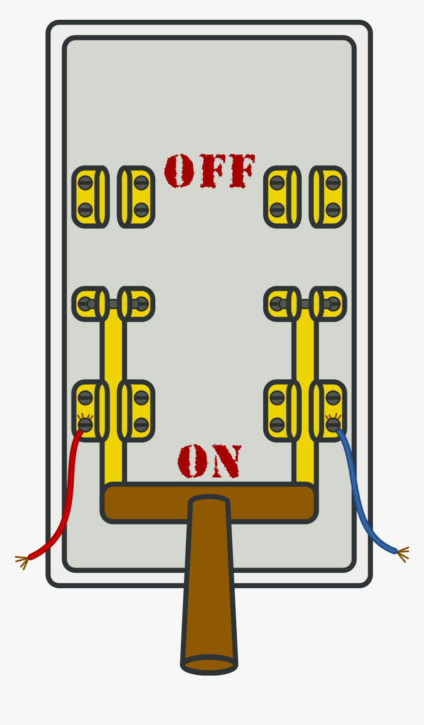 This Free Icons Png Design Of Knife Switch On - Cartoon Knife Switch, Transparent Png
