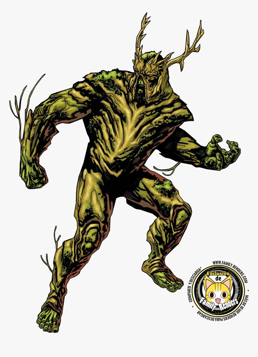 Swamp Thing 03 - Illustration, HD Png Download
