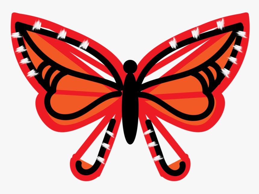 Arcadia Playschool Inc Single Butterfly Logo - Brush-footed Butterfly, HD Png Download