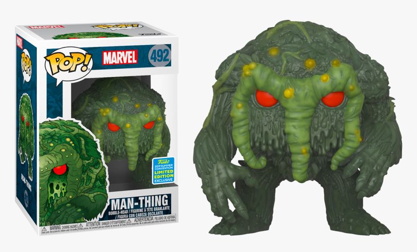 The Man Thing - San Diego Comic Con 2019 Exclusives Funko Pop, HD Png Download