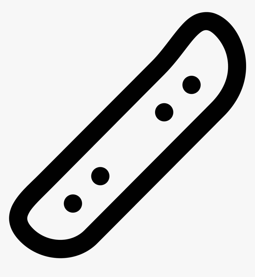 Skateboard Without Wheels Icon Clipart , Png Download, Transparent Png