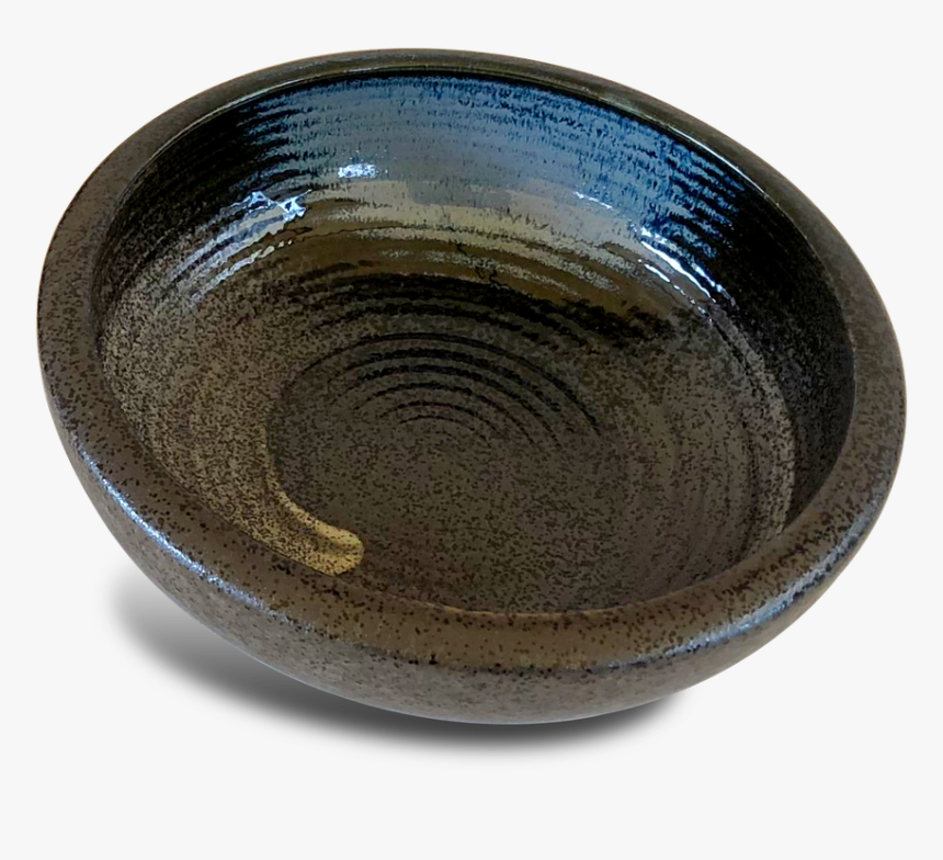 Blue & Orange Brush Stroke Stoneware Serving Bowl - Ceramic, HD Png Download