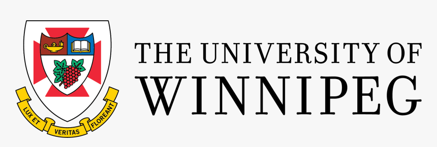 Uw Logo Left Stack Colour Black Type - University Of Winnipeg Logo, HD Png Download