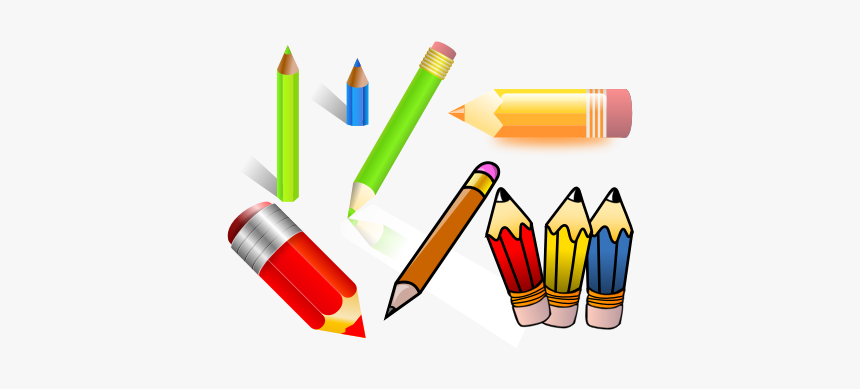 Pencils - Lapis De Cor Em Desenho, HD Png Download