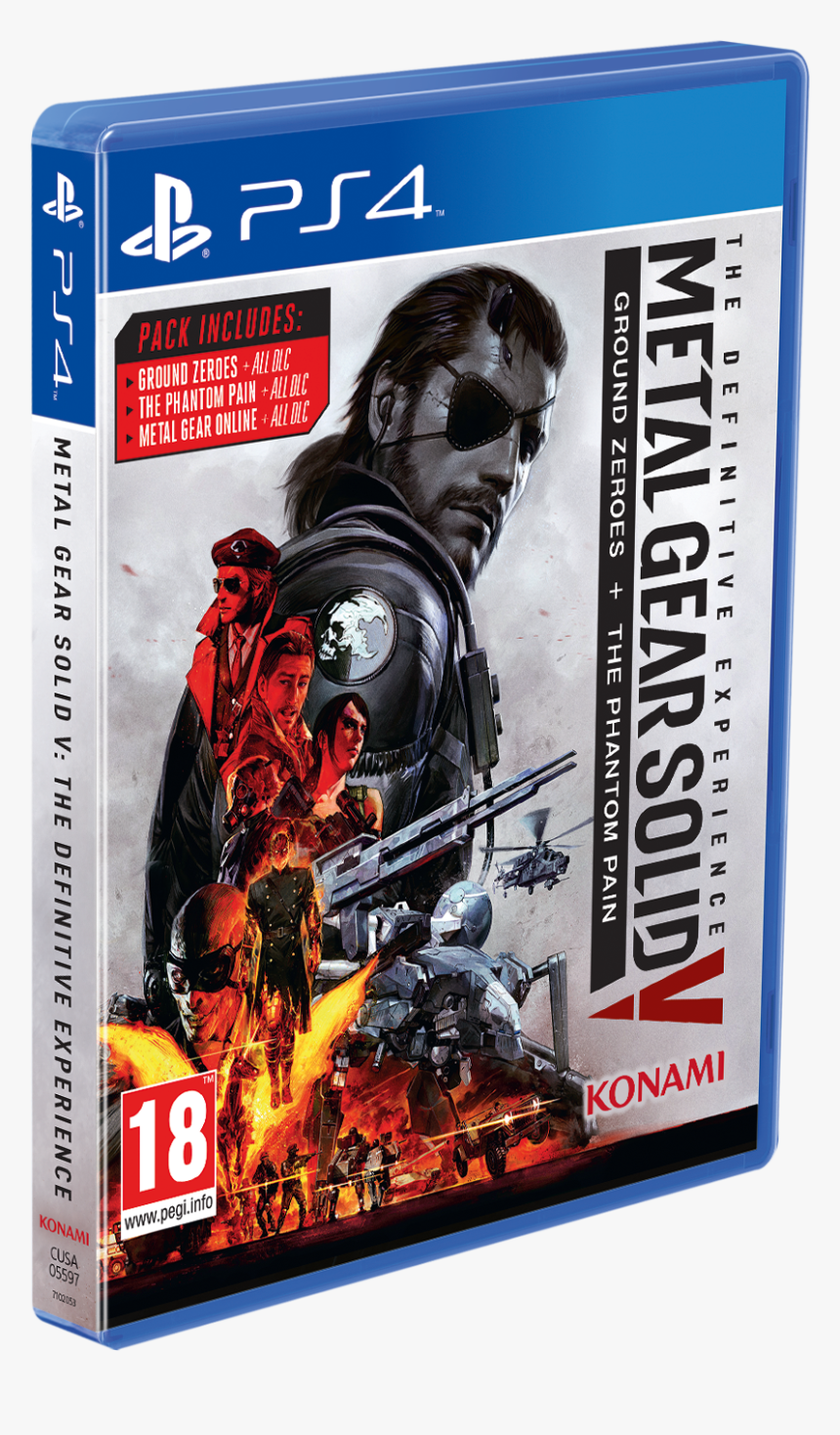 Metal Gear Solid V Cover, HD Png Download