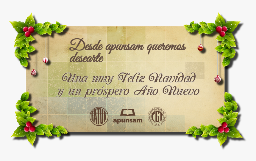 Transparent Felices Fiestas Png - Christmas Borders, Png Download