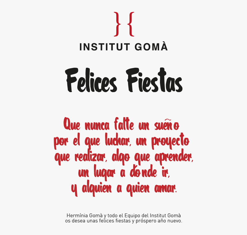 Portada-nadal - Institut Goma, HD Png Download