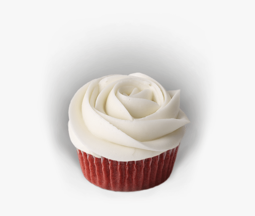 White Rose Cupcake, HD Png Download
