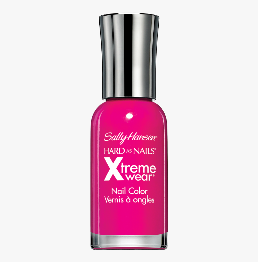 Nail Polish Bottle Png - Sally Hansen Hard As Nails Xtreme Wear Pink Punk, Transparent Png