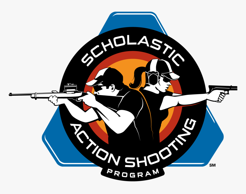 Gun Man Logo Photo - Scholastic Action Shooting Program, HD Png Download