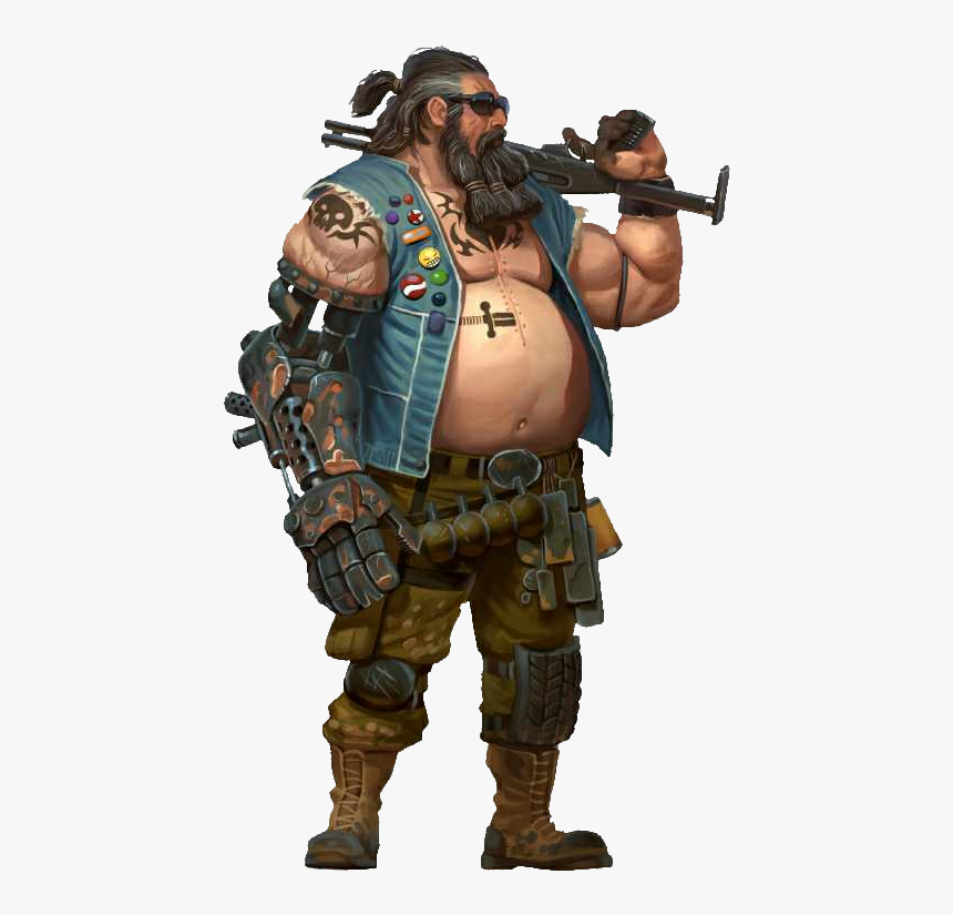 #man #male #fat #postapocalyptic #clipart #png #character - Sniper, Transparent Png