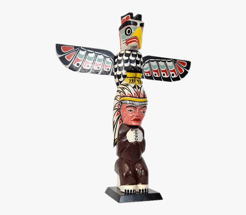 Thunderbird And Chief Totem - Totem Pole Transparent Background, HD Png Download