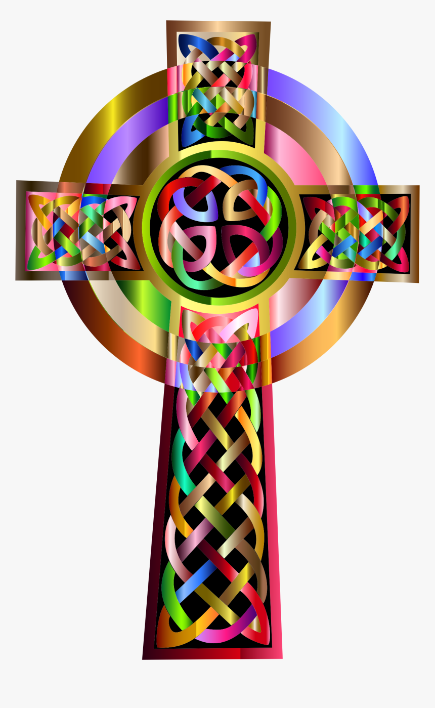 Colorful Celtic Cross Clipart, HD Png Download