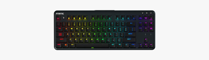 Fnatic Gear Ministreak Rgb Tenkeyless Cherrymx Blue - Computer Keyboard, HD Png Download