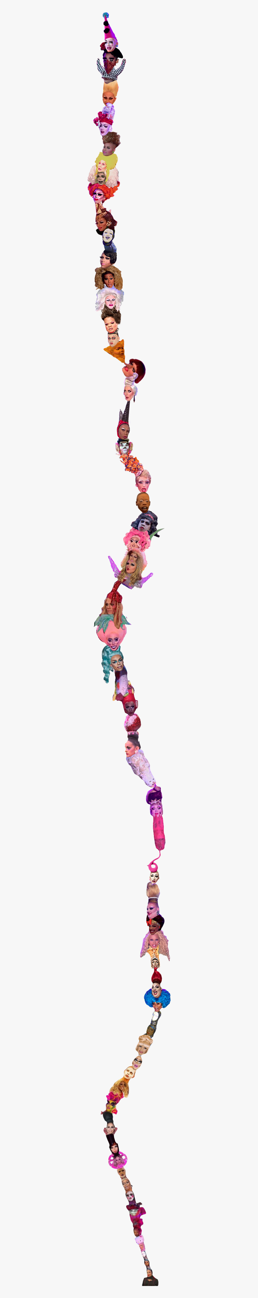 Drag Race Totem Pole, HD Png Download