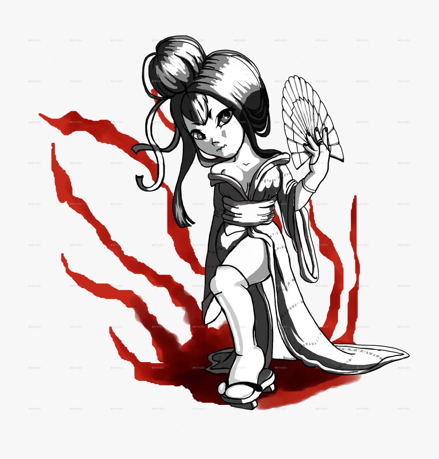 Geisha Transparent, HD Png Download
