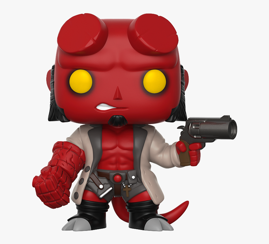 Hellboy With Jacket Pop - Hellboy Pop Vinyl List, HD Png Download