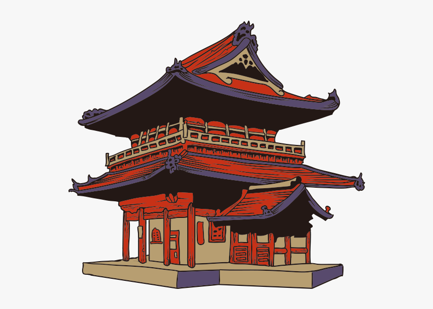 Art Geisha Clip Culture - Japanese Temple Png, Transparent Png