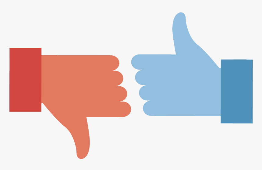 Thumbs Up Down - Thumbs Up Thumbs Down Png, Transparent Png