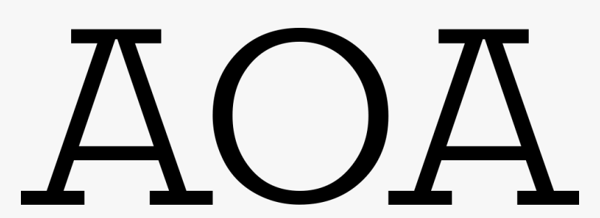 Aoa Logo-black - Circle, HD Png Download