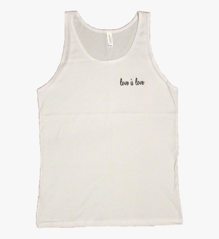 Image Of White Love Is Love Vest - Active Tank, HD Png Download