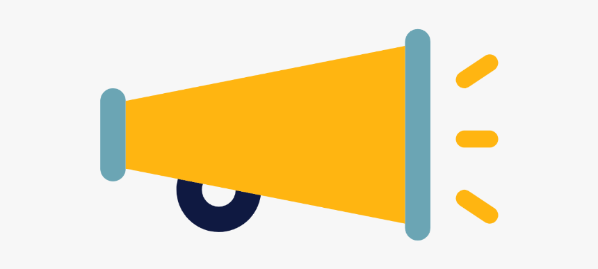 Megaphone Clipart Yellow - Illustration, HD Png Download