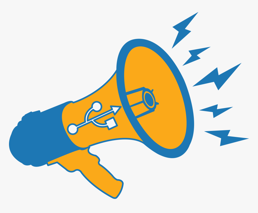 Retro Megaphone Clipart, HD Png Download