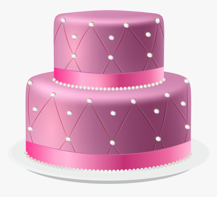 Pink Cake Png - Pink Cake Clipart Png, Transparent Png
