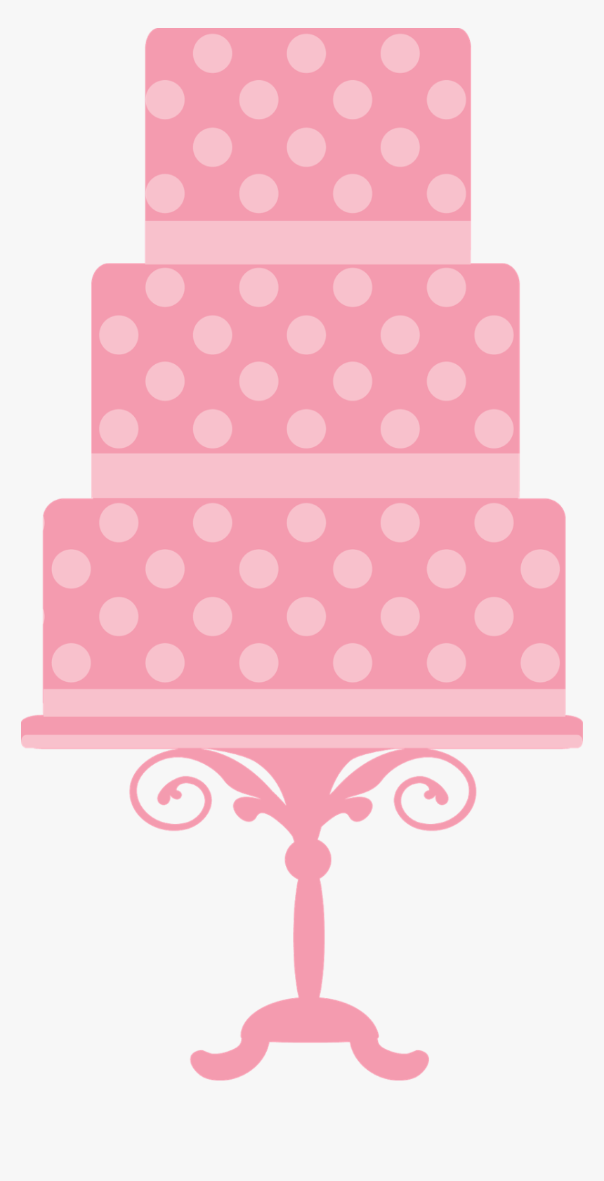 Cupcake Birthday Cake Torta Clip Art - Cake On Stand Clipart, HD Png Download