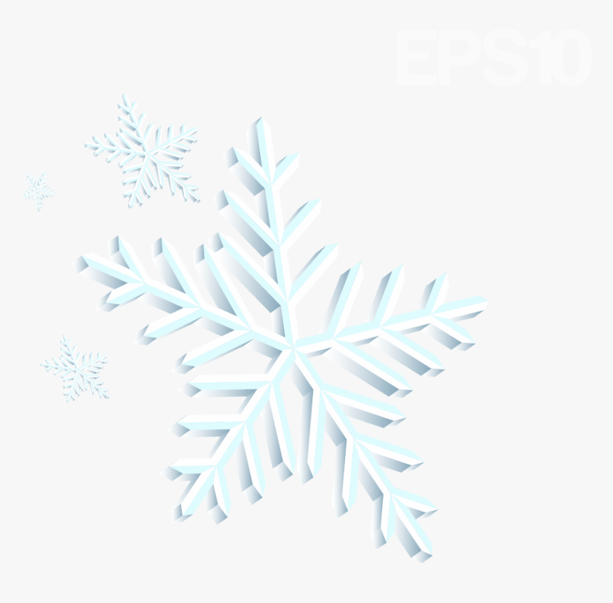 Snowflake Euclidean Vector Download - Motif, HD Png Download