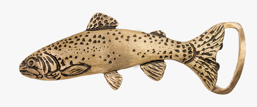 Rainbow Trout Buckle - Brown Trout, HD Png Download