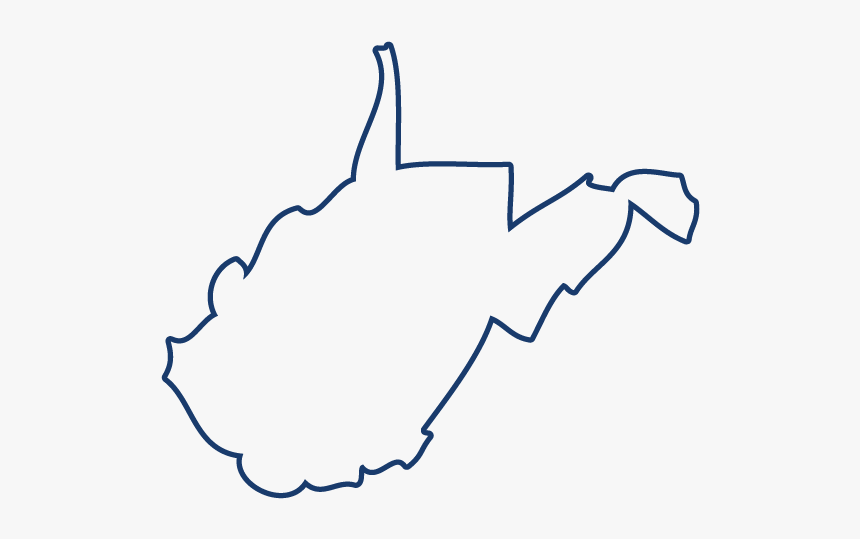 West Virginia - Line Art, HD Png Download