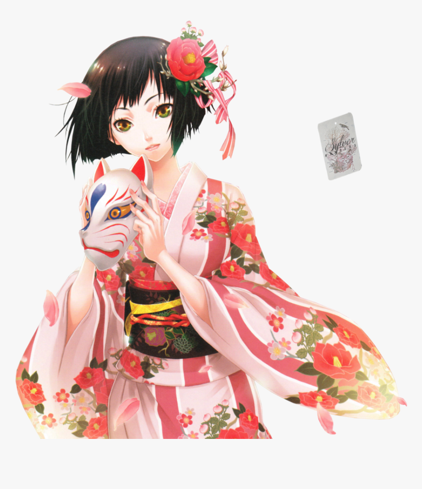 Thumb Image - Anime Kimono Girls Png, Transparent Png