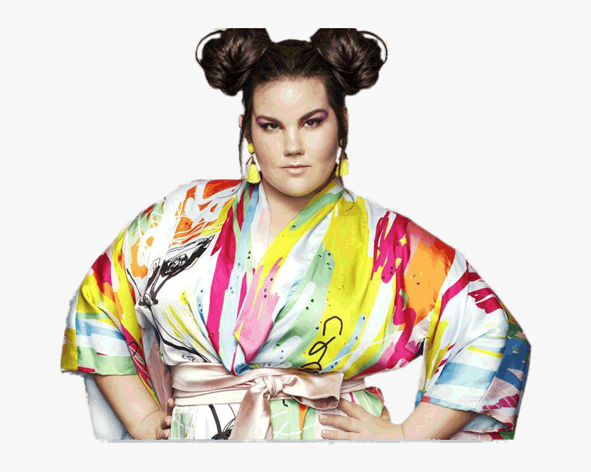 Netta In Colourful Kimono - Toy Song, HD Png Download