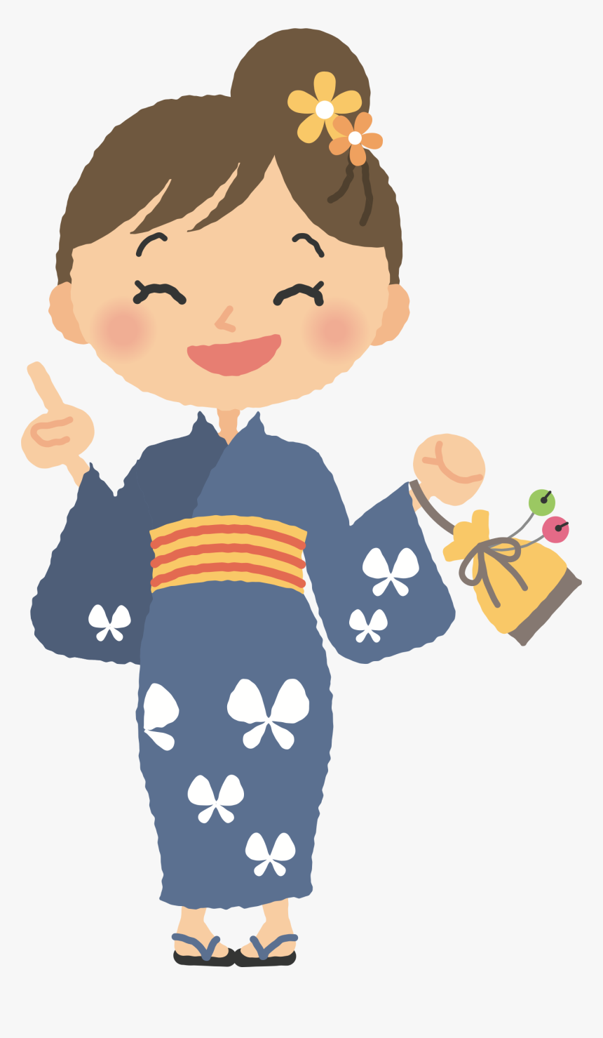 Summer Big Image Png - Japanese Kimono Clipart Png, Transparent Png