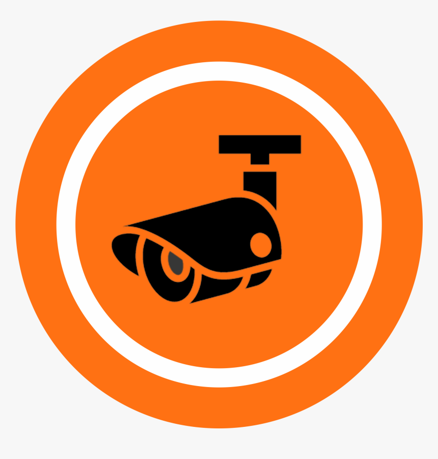 Transparent Security Cameras Clipart Camera Surveillance Logo Png