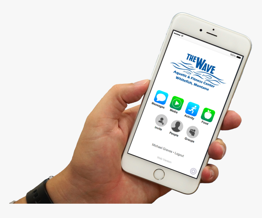 Hand Phone Png - Iphone, Transparent Png