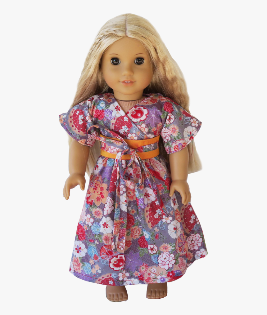 Kimono Dress For 18″ Dolls - Barbie, HD Png Download