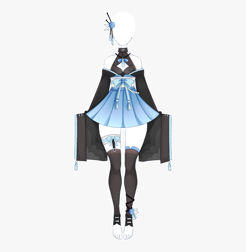 Outfit Kimono 2 - Adoptable Outfit Kimono, HD Png Download